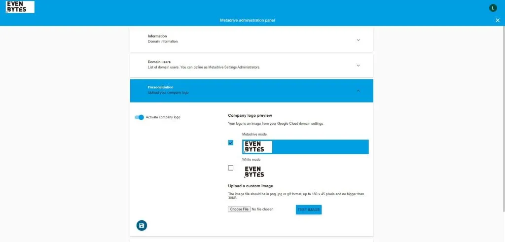 Captura de Metadrive: ¿Cómo gestionar los usuarios de Metadrive de tu dominio?