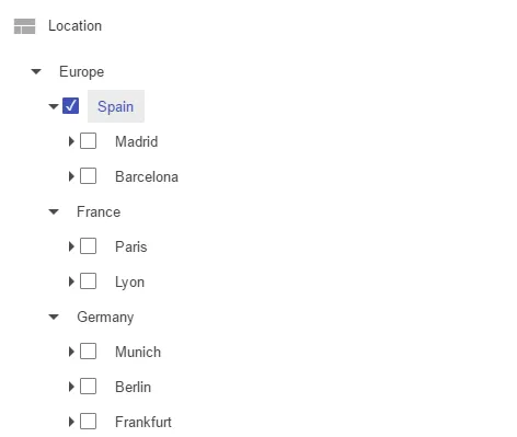 Captura de Metadrive: Configuración de Lookup