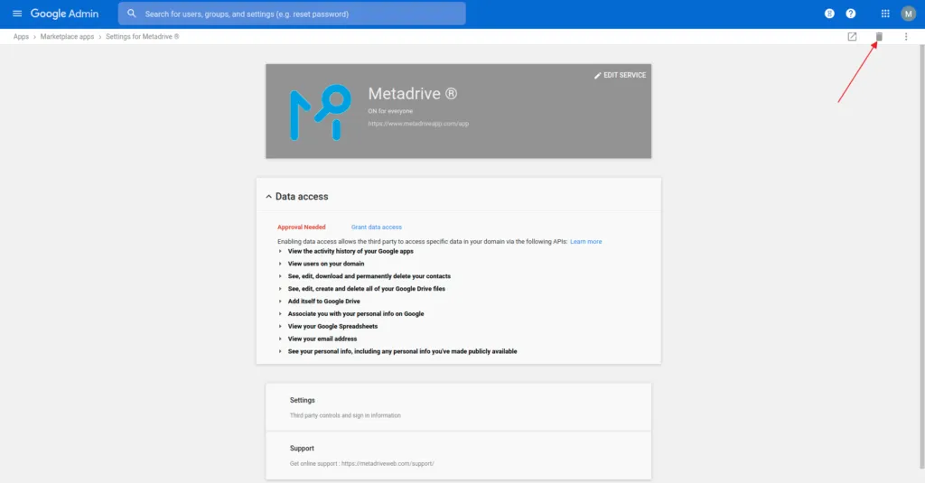 Captura de Metadrive: Error 400 de Google admin_policy_enforced: cómo solucionarlo